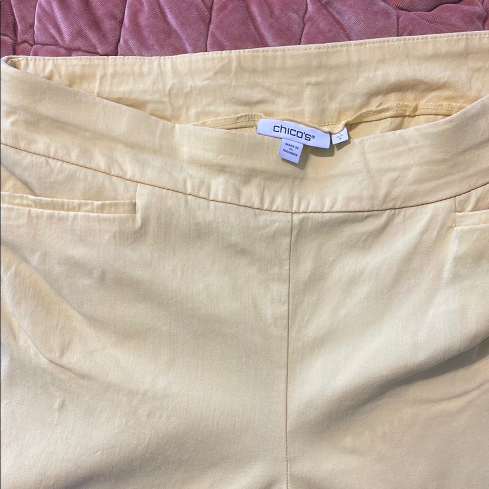 Chico's Soft Cream Trousers